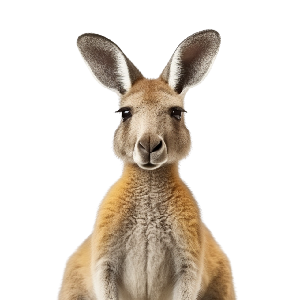 AI generated Kangaroo clip art png