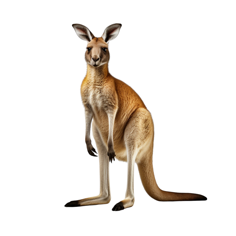 AI generated Kangaroo clip art png