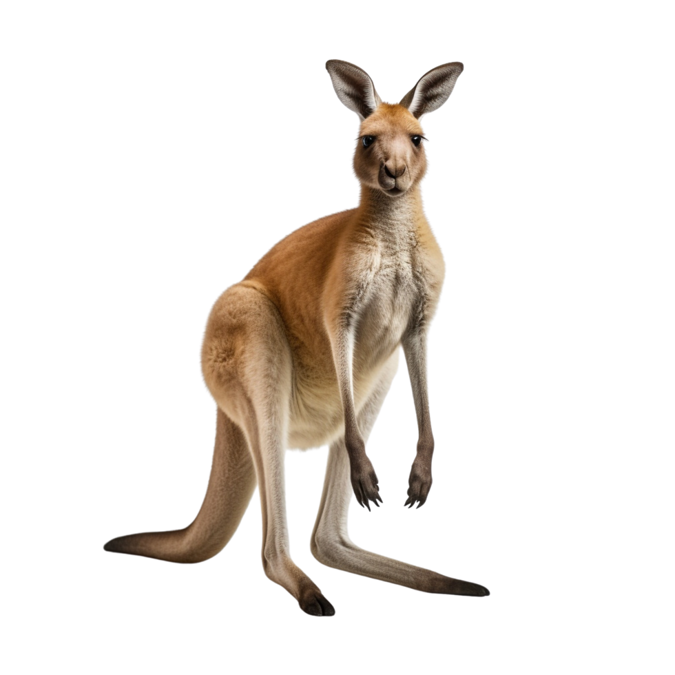AI generated Kangaroo clip art png