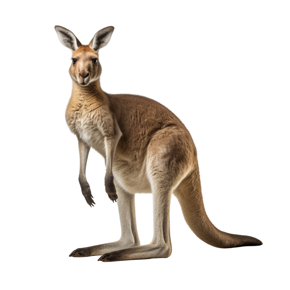 AI generated Kangaroo clip art png