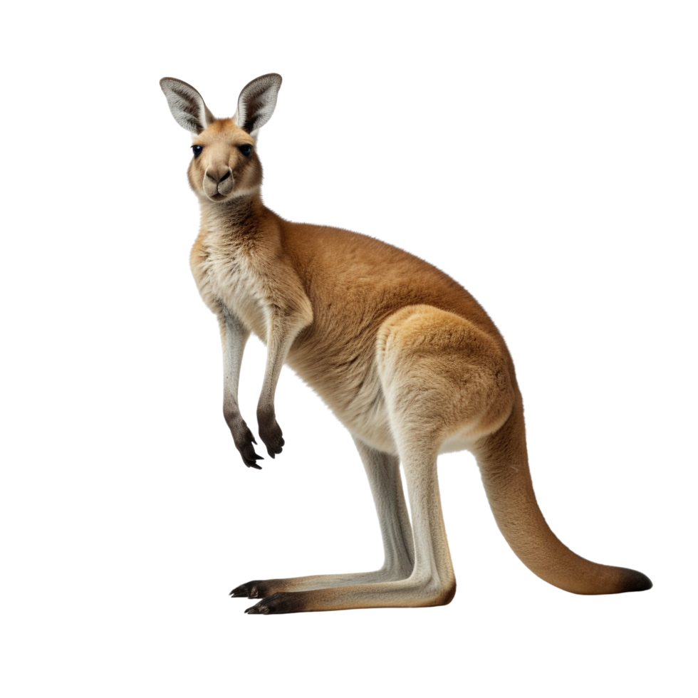 AI generated Kangaroo clip art png