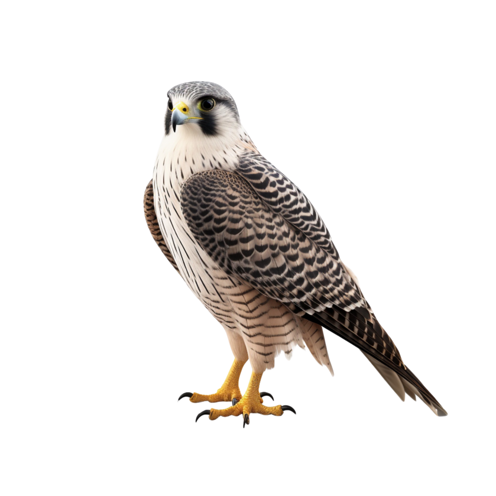 AI generated Falcon bird clip art png