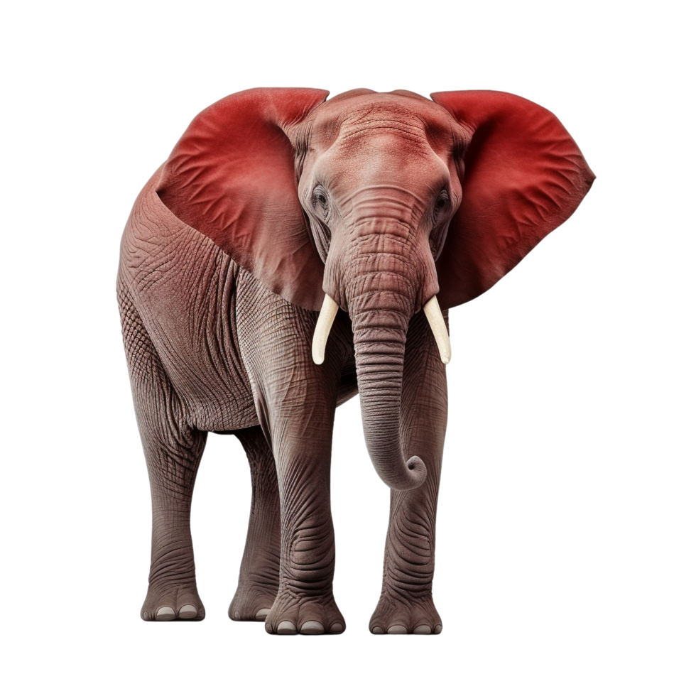 AI generated Elephant clip art png