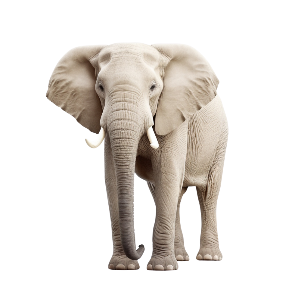 AI generated Elephant clip art png