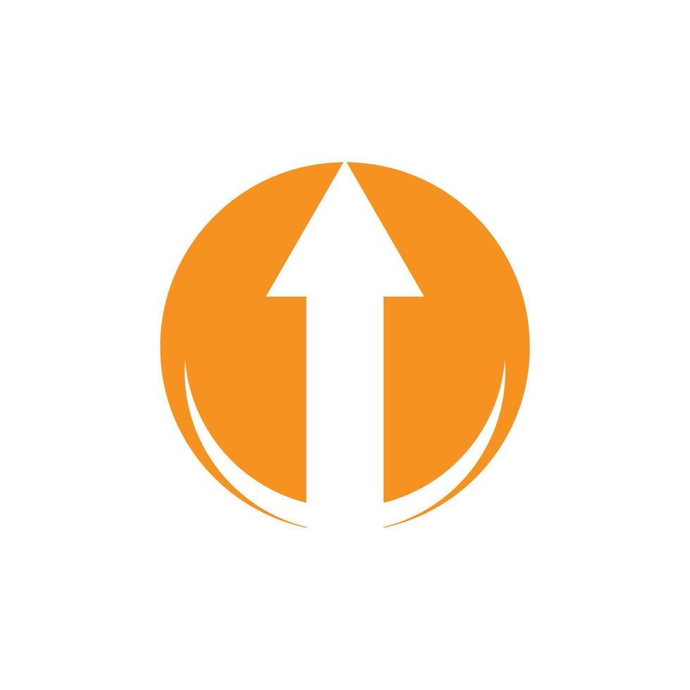 Arrow ilustration logo vector template