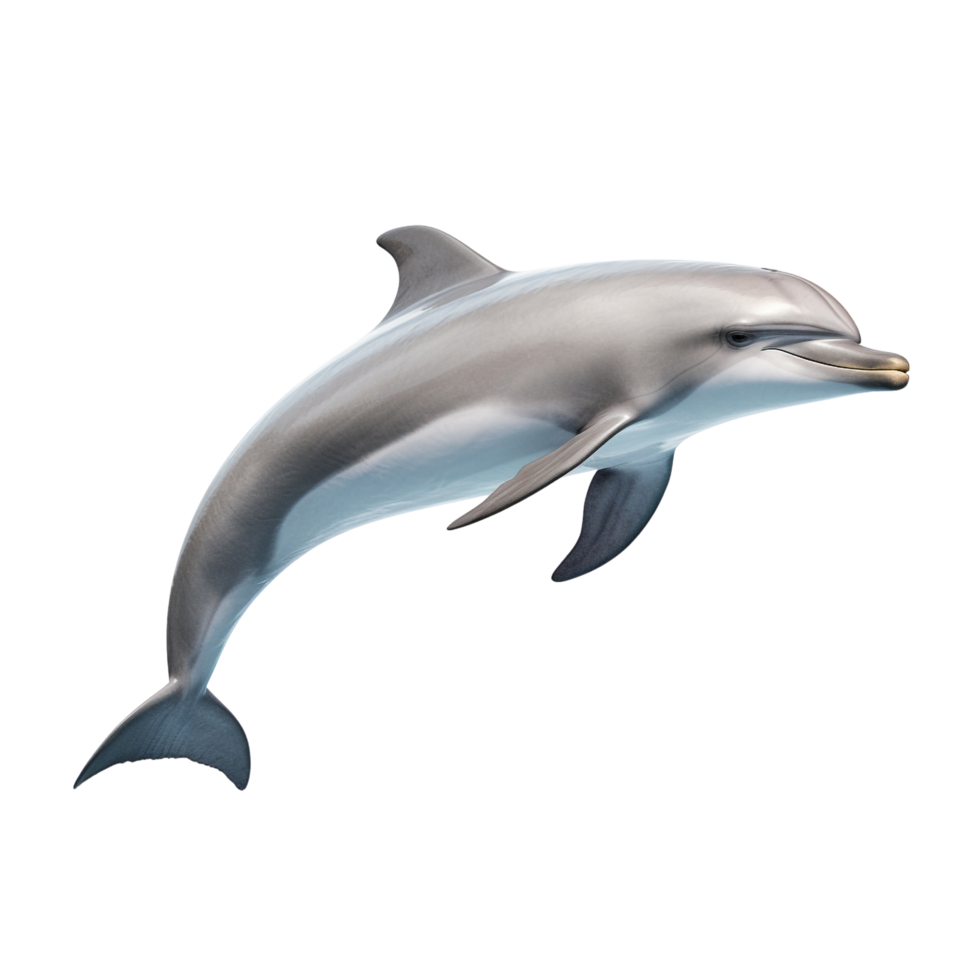 AI generated Dolphin clip art png