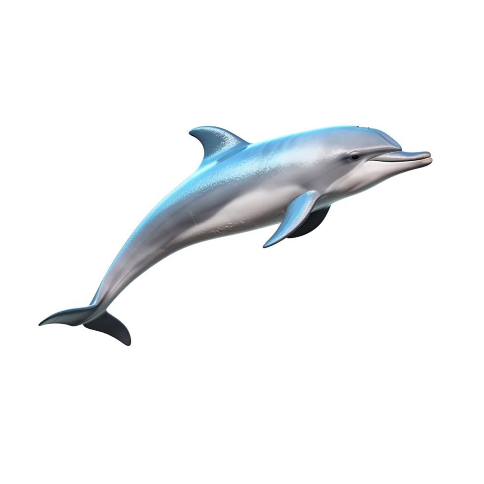 AI generated Dolphin clip art png