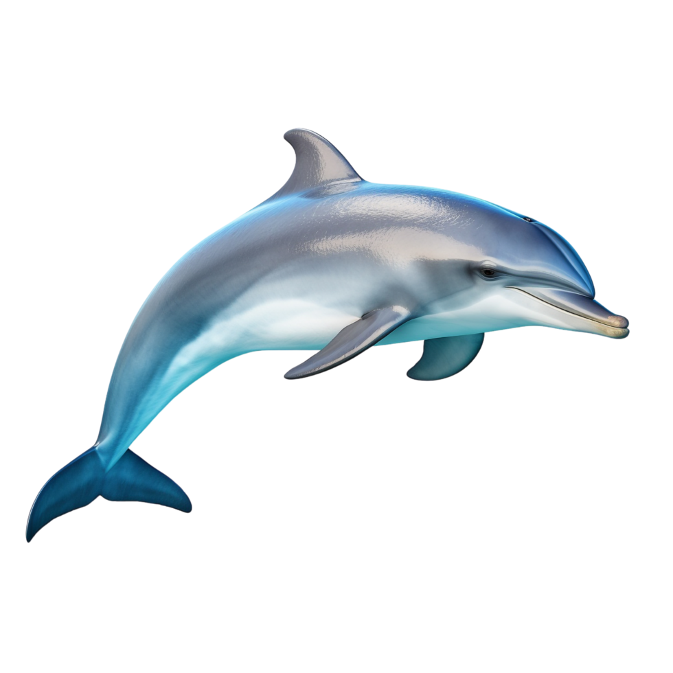 AI generated Dolphin clip art png