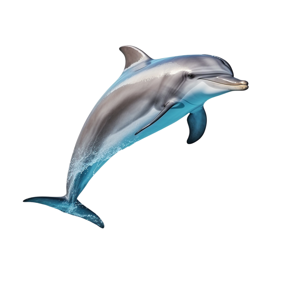 AI generated Dolphin clip art png