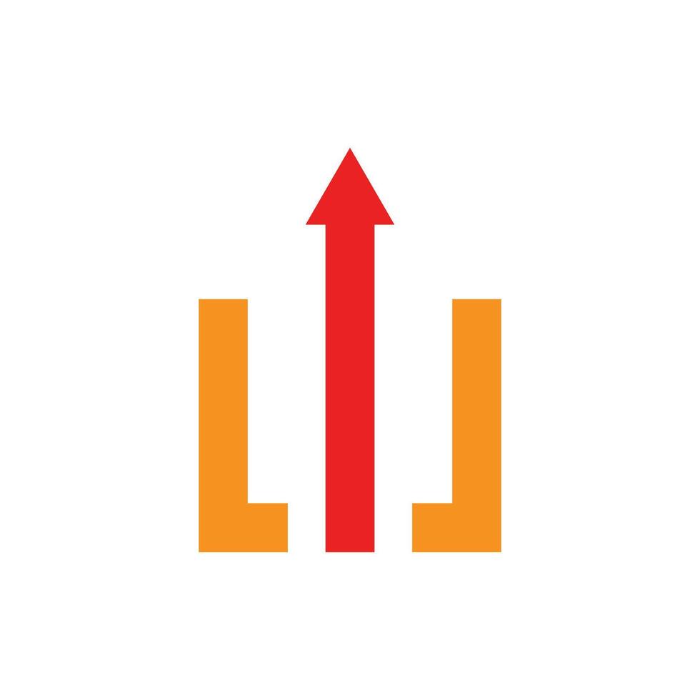 Arrow ilustration logo vector template