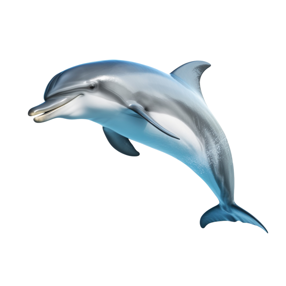AI generated Dolphin clip art png