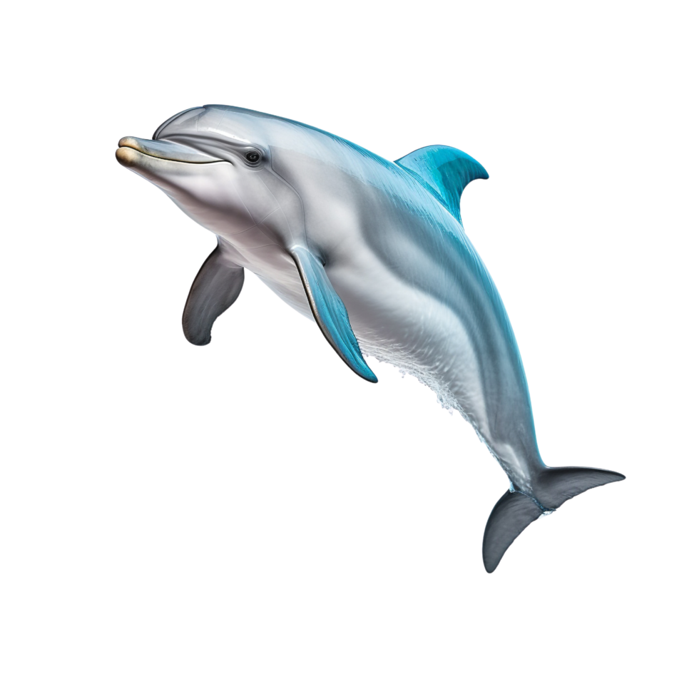 AI generated Dolphin clip art png