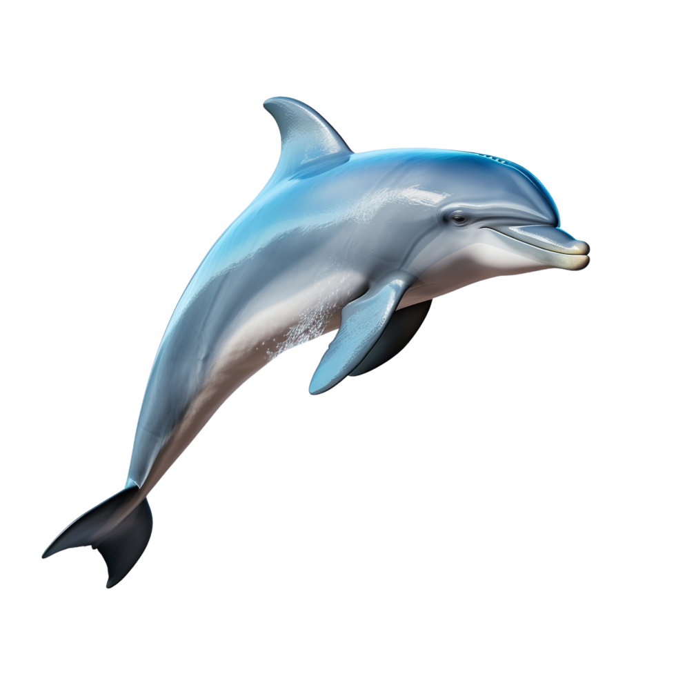AI generated Dolphin clip art png