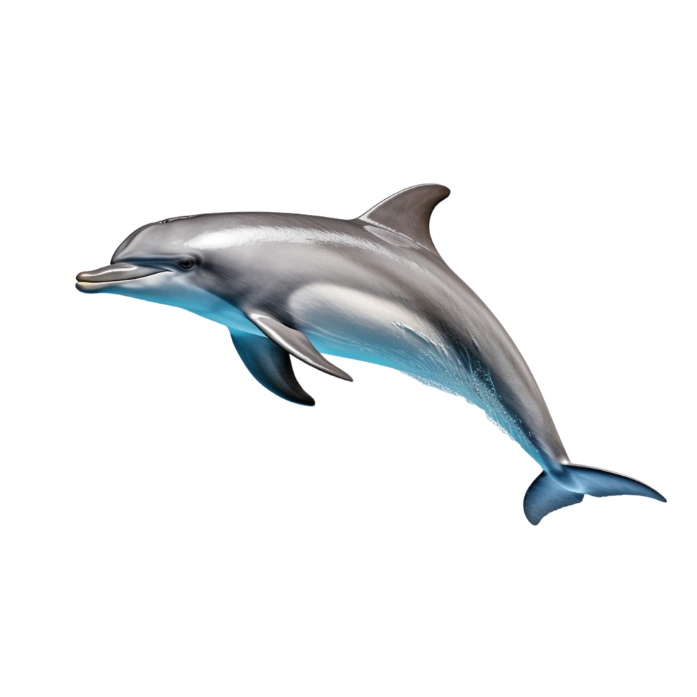 AI generated Dolphin clip art png