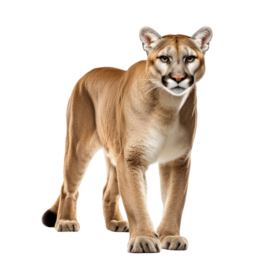 AI generated Cougar clip art png