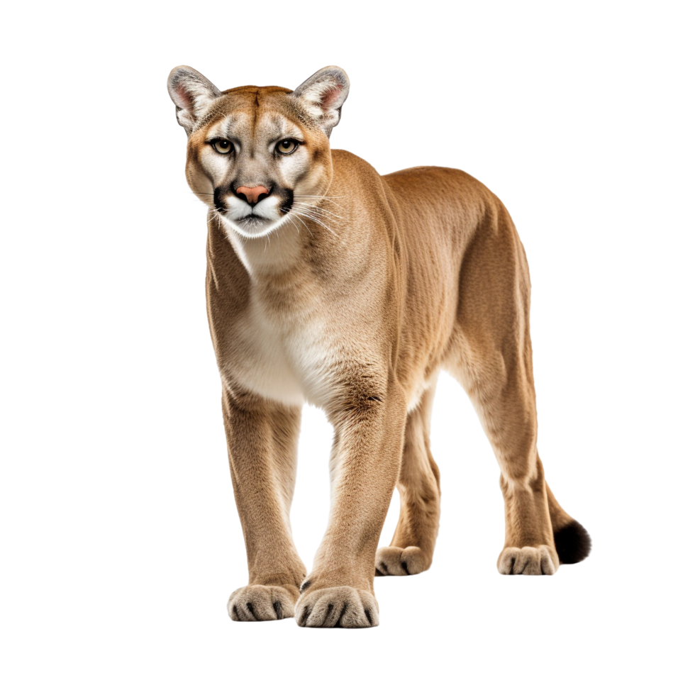 AI generated Cougar clip art png