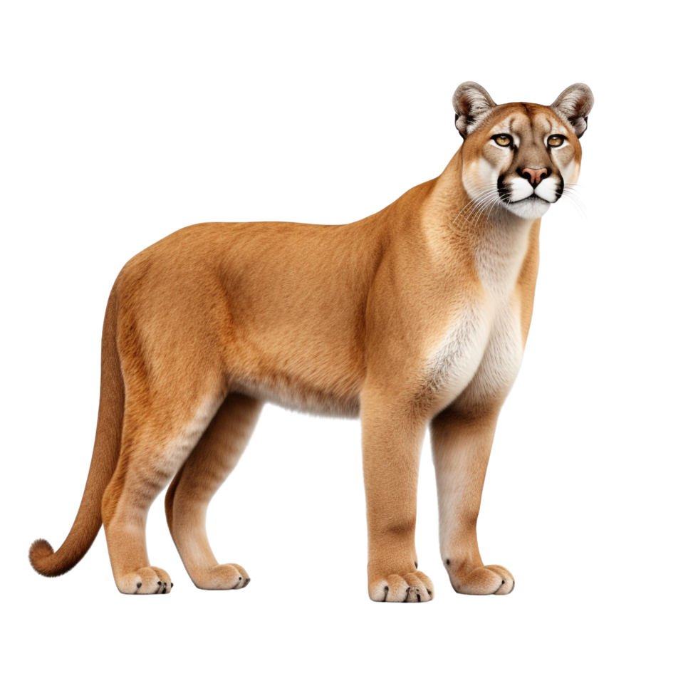 AI generated Cougar clip art png