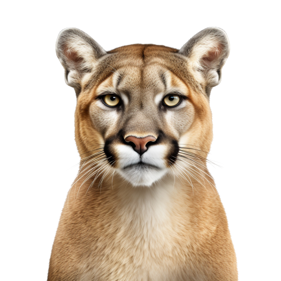 AI generated Cougar clip art png