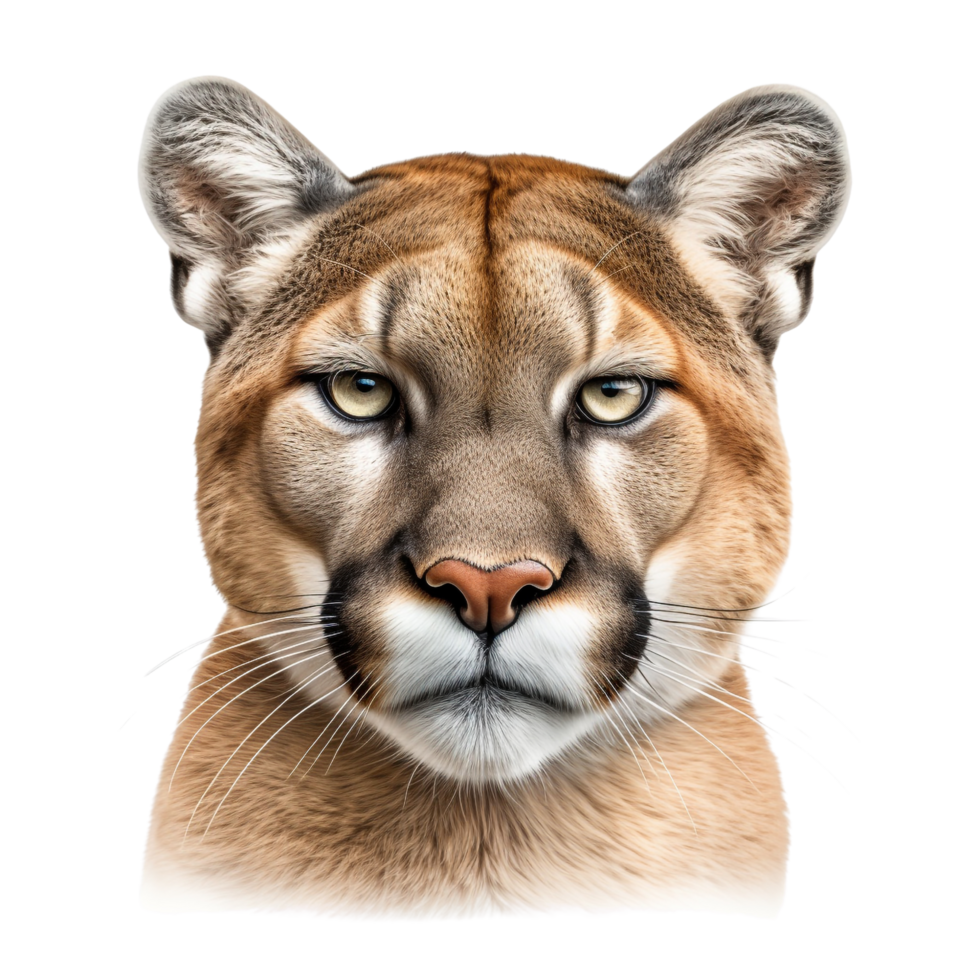 AI generated Cougar clip art png