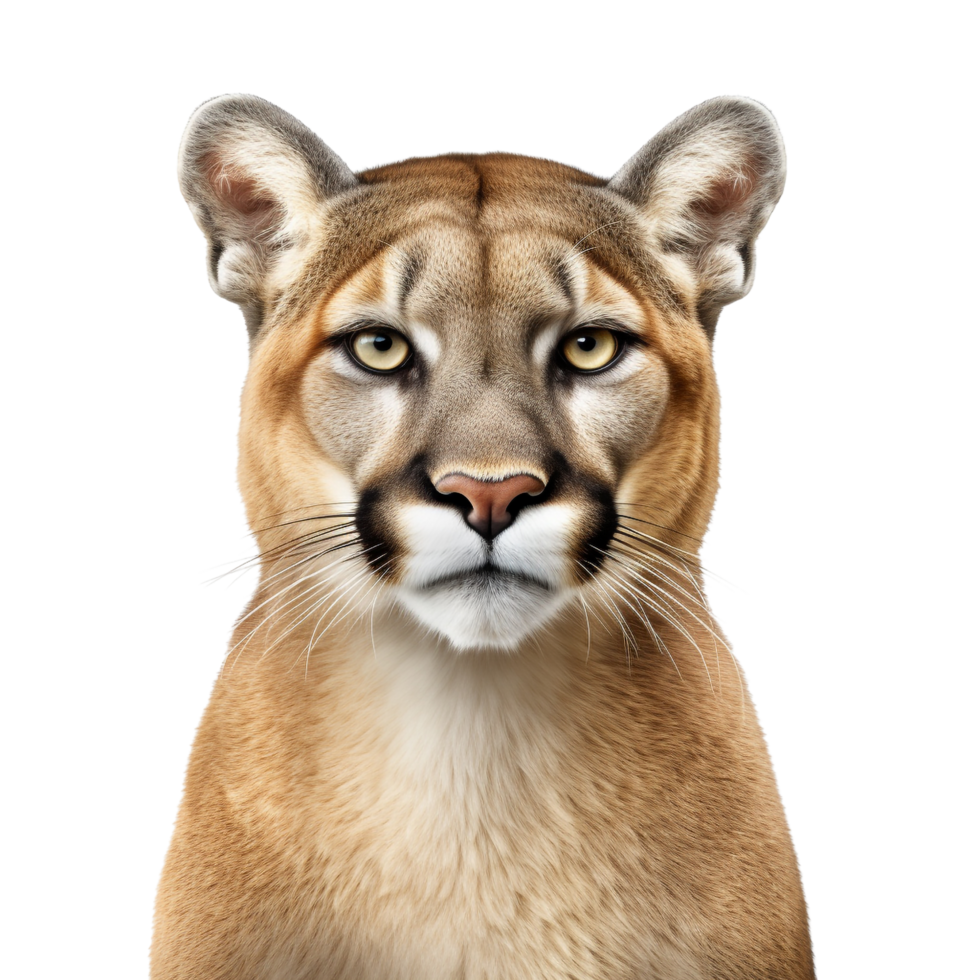 AI generated Cougar clip art png