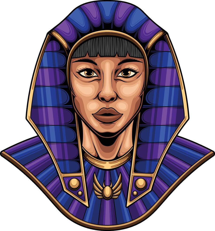 vector ilustración de egipcio antiguo momia
