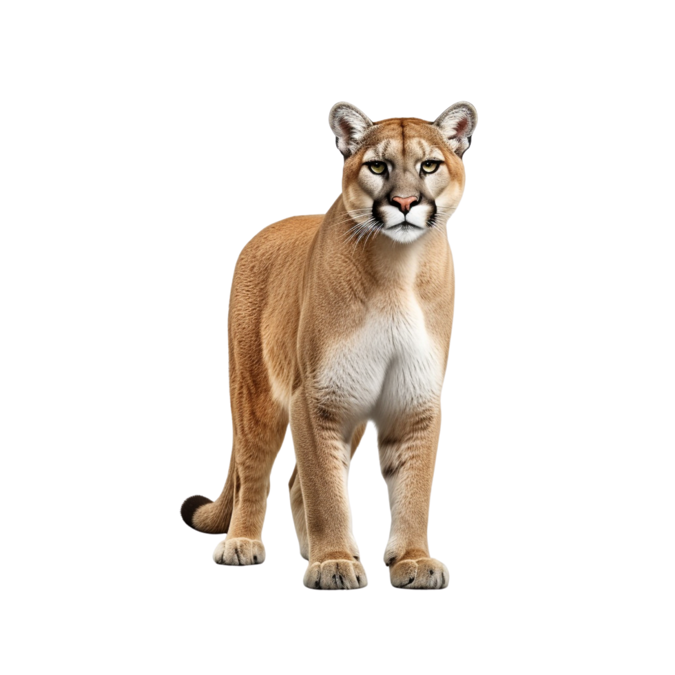 AI generated Cougar clip art png