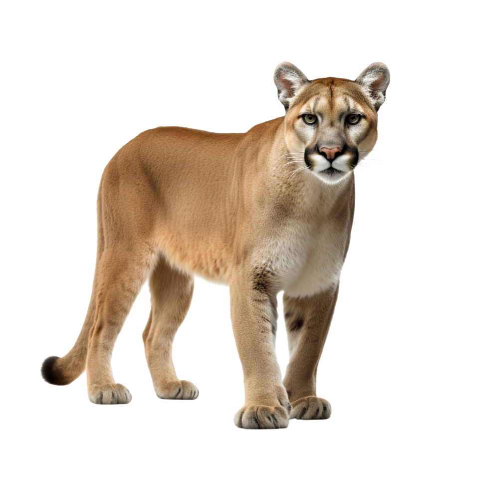 AI generated Cougar clip art png