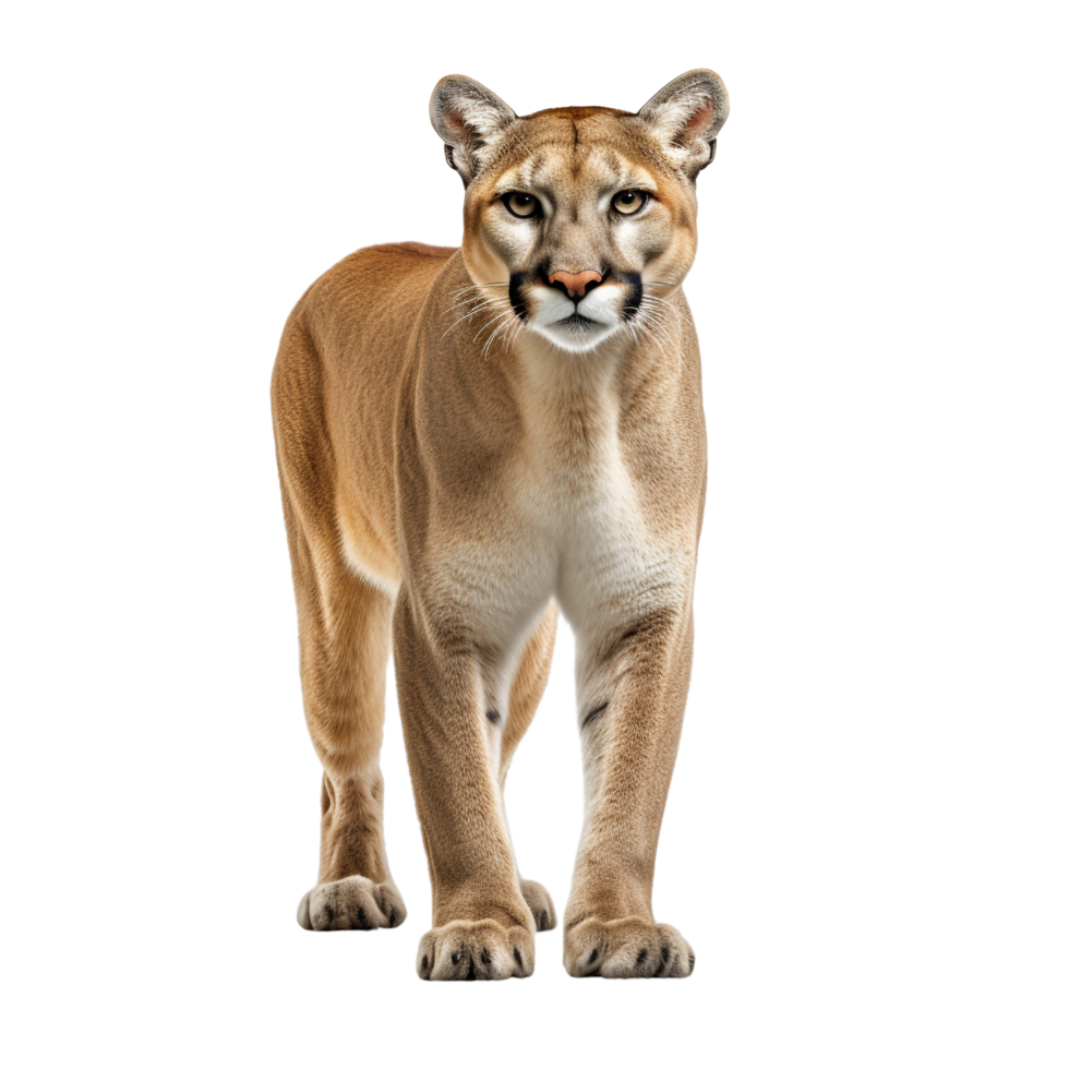 AI generated Cougar clip art png