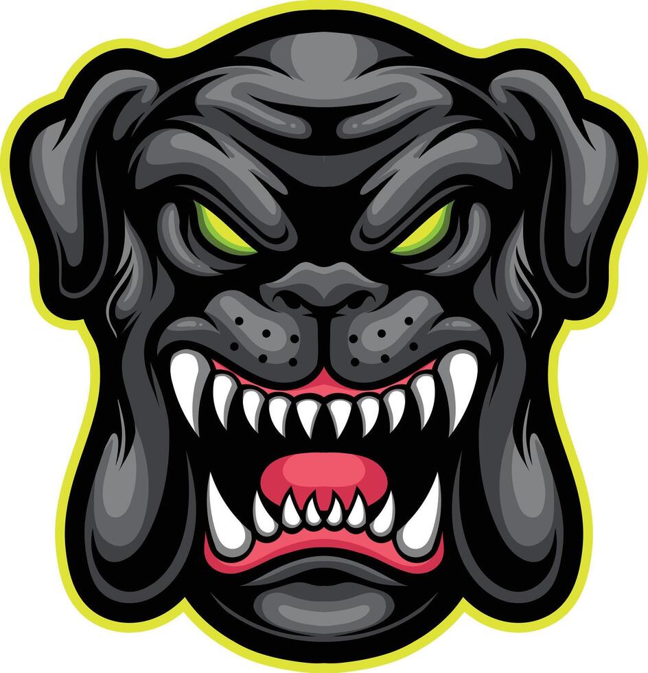 Vector bulldogs mascot logo template for sport bussiness and gaming team isolated