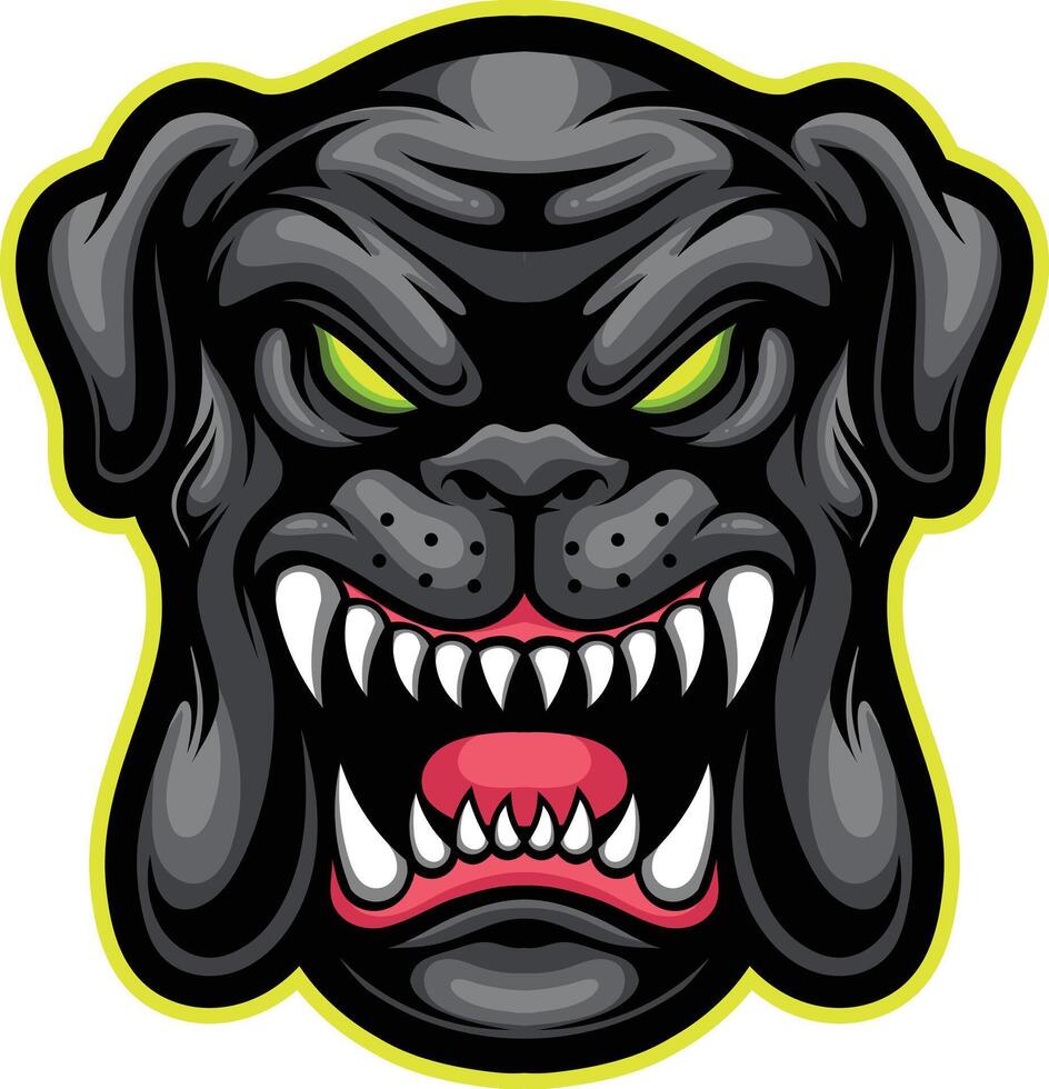 Vector bulldogs mascot logo template for sport bussiness and gaming team isolated