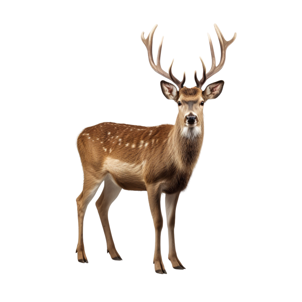 AI generated Deer clip art png