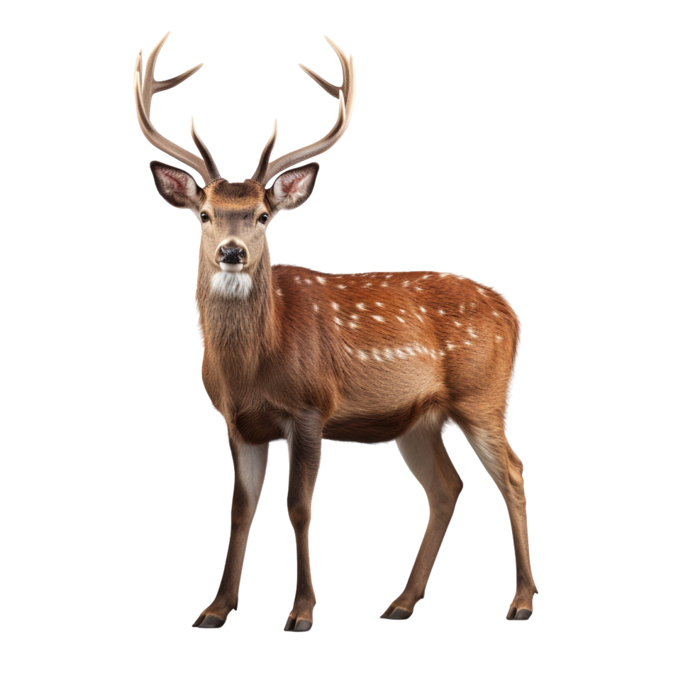 AI generated Deer clip art png