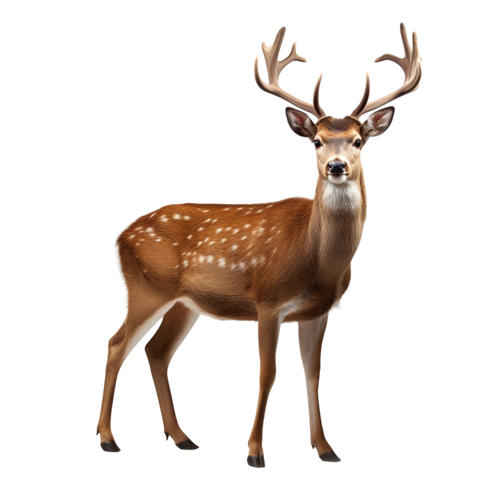 AI generated Deer clip art png