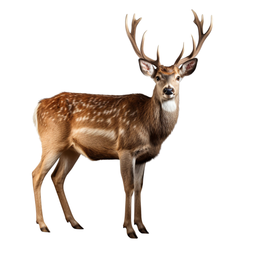 AI generated Deer clip art png