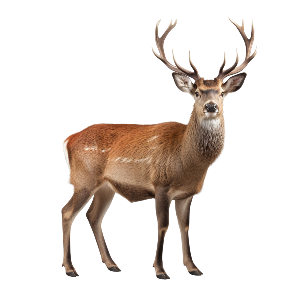 AI generated Deer clip art png