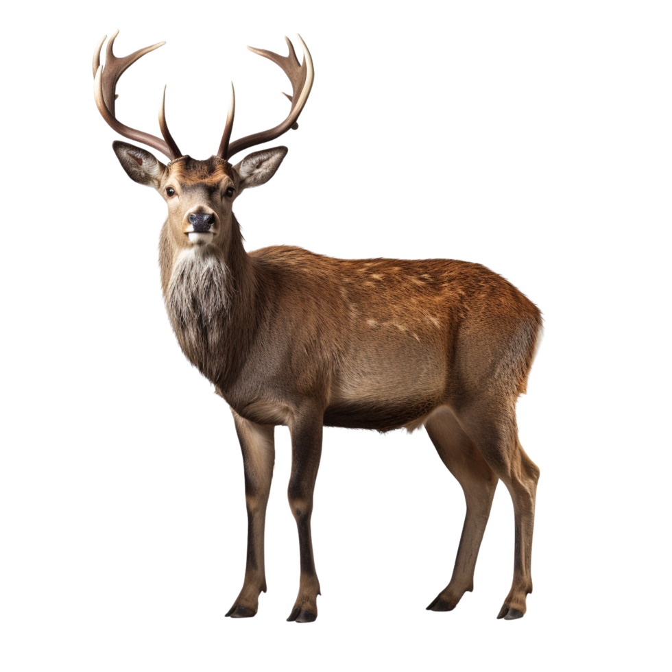 AI generated Deer clip art png