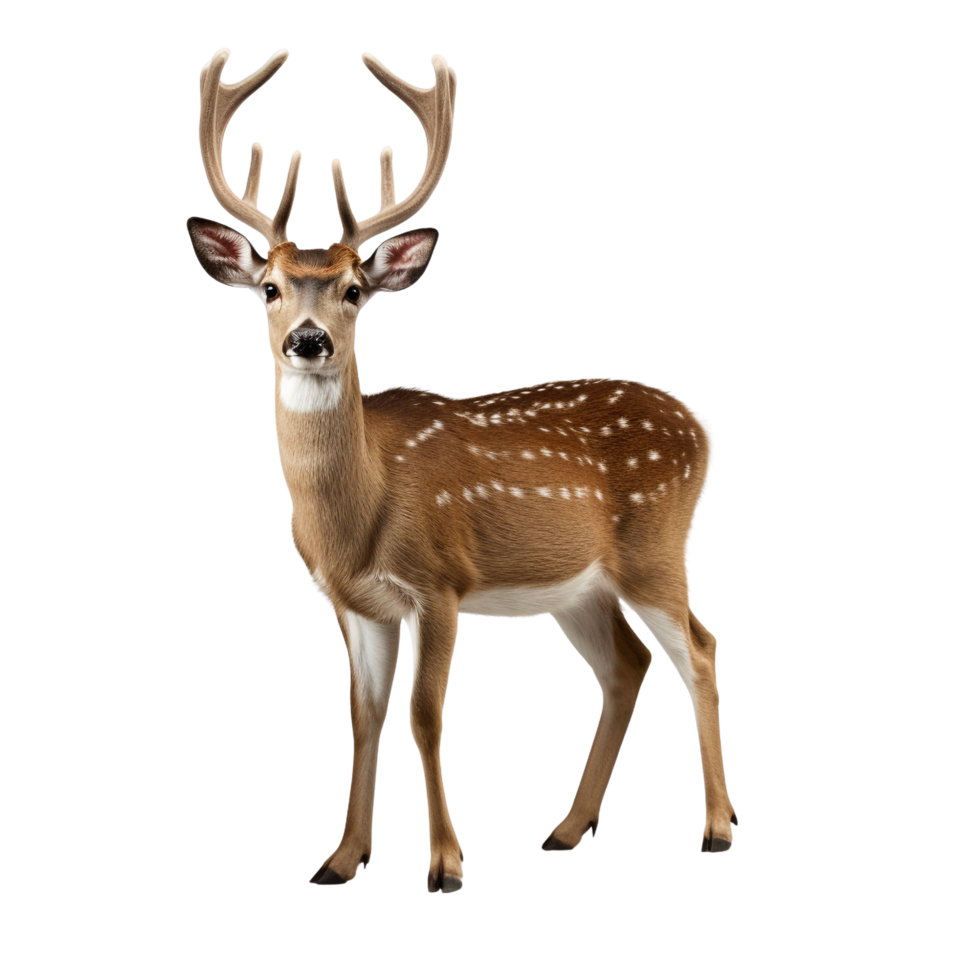 AI generated Deer clip art png