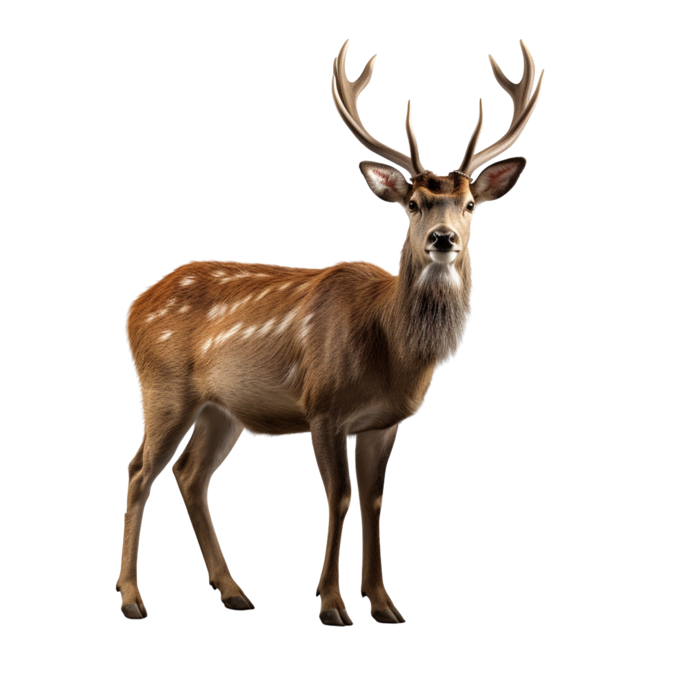 AI generated Deer clip art png