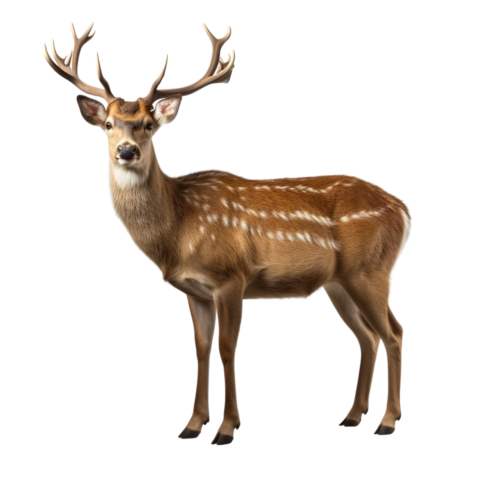 AI generated Deer clip art png