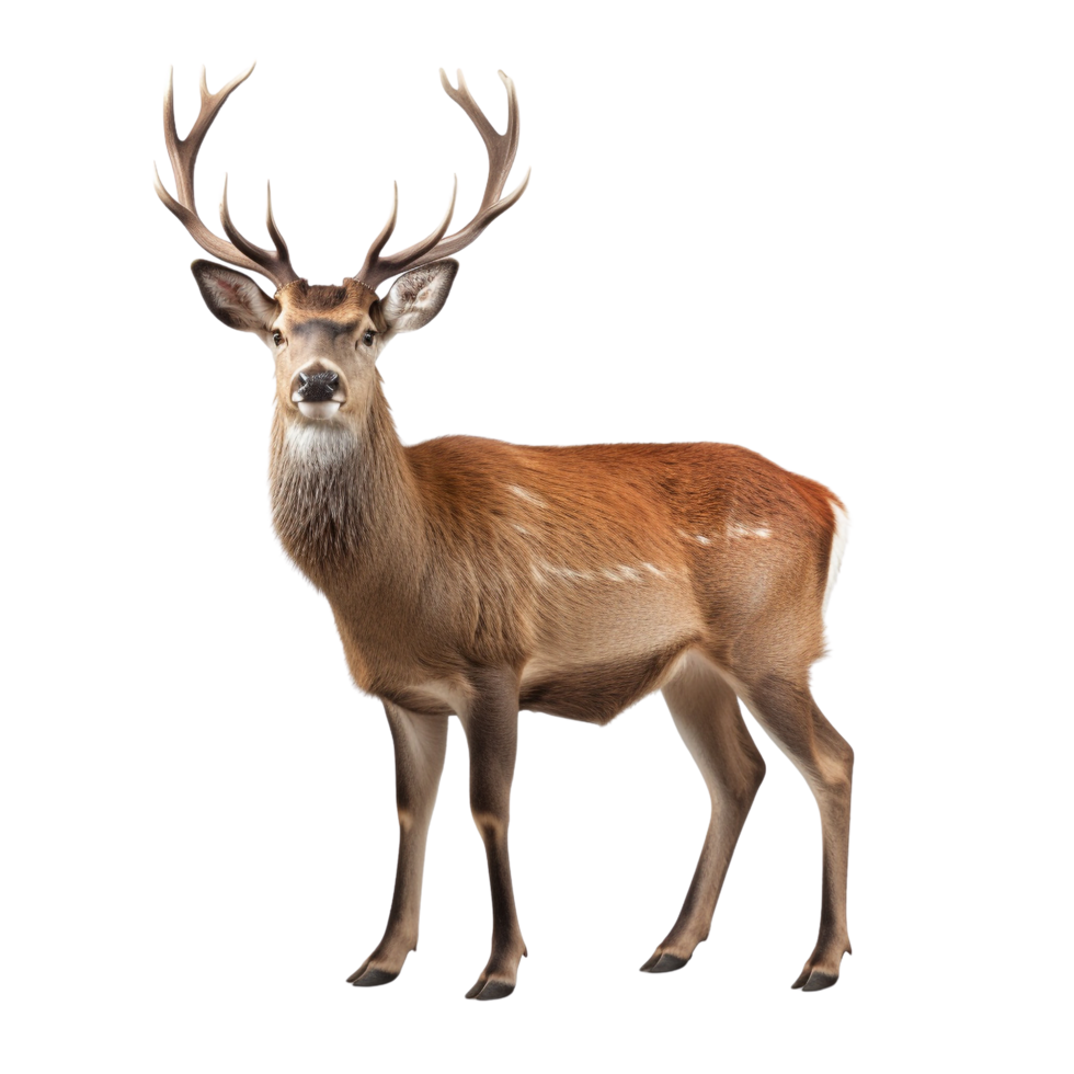 AI generated Deer clip art png