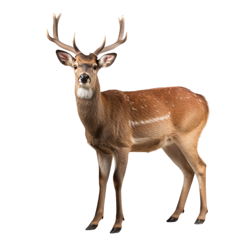 AI generated Deer clip art png