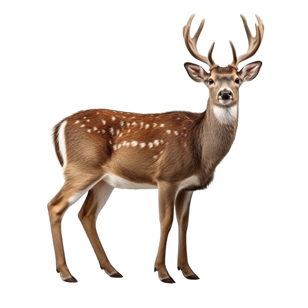 AI generated Deer clip art png