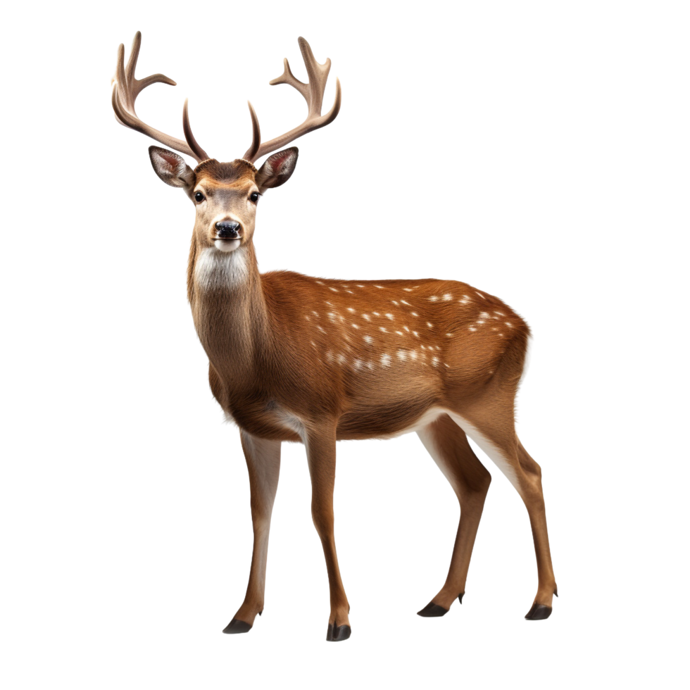 AI generated Deer clip art png