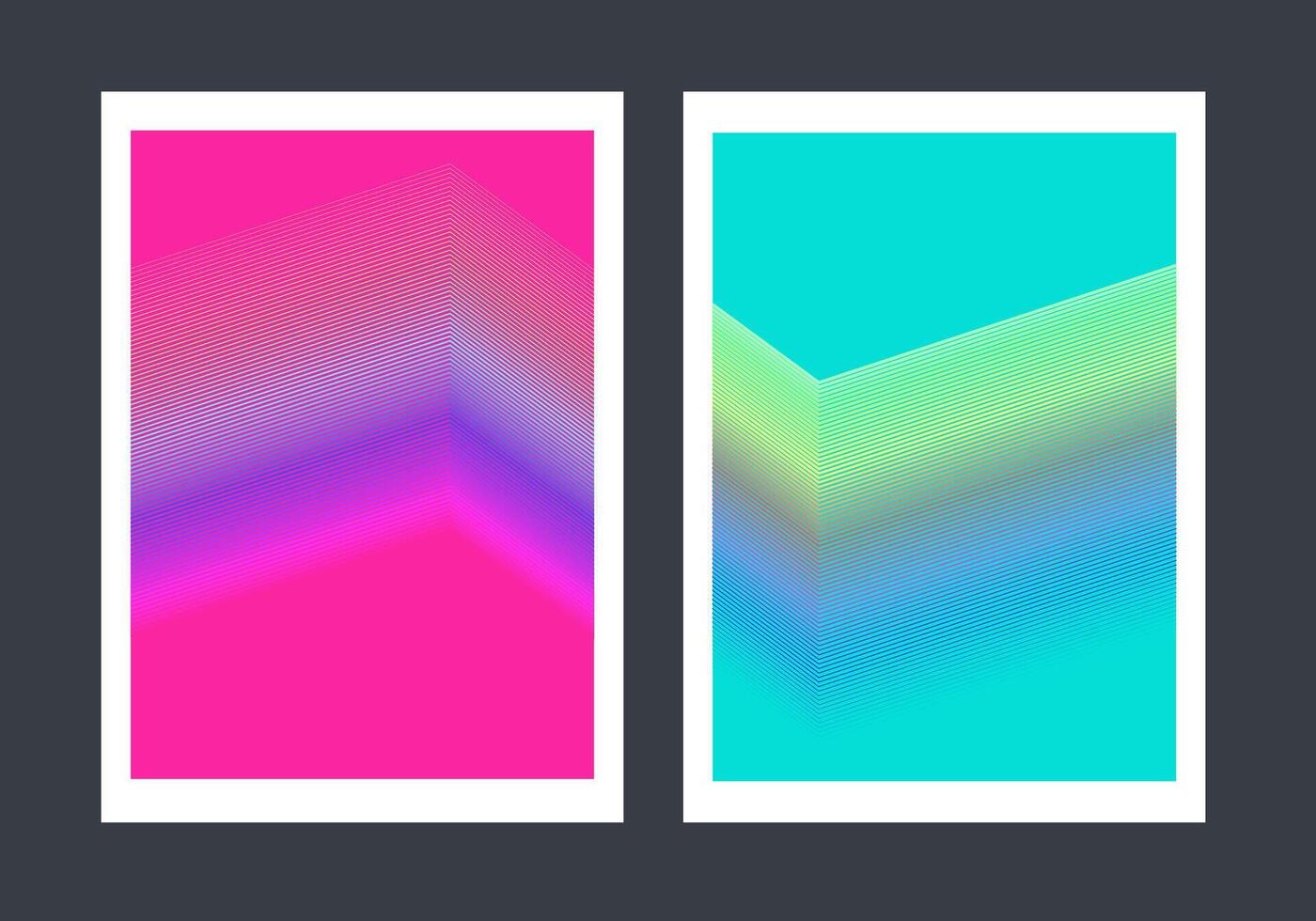 Abstract line curve cover background template, line pattern background, ready to use. vector