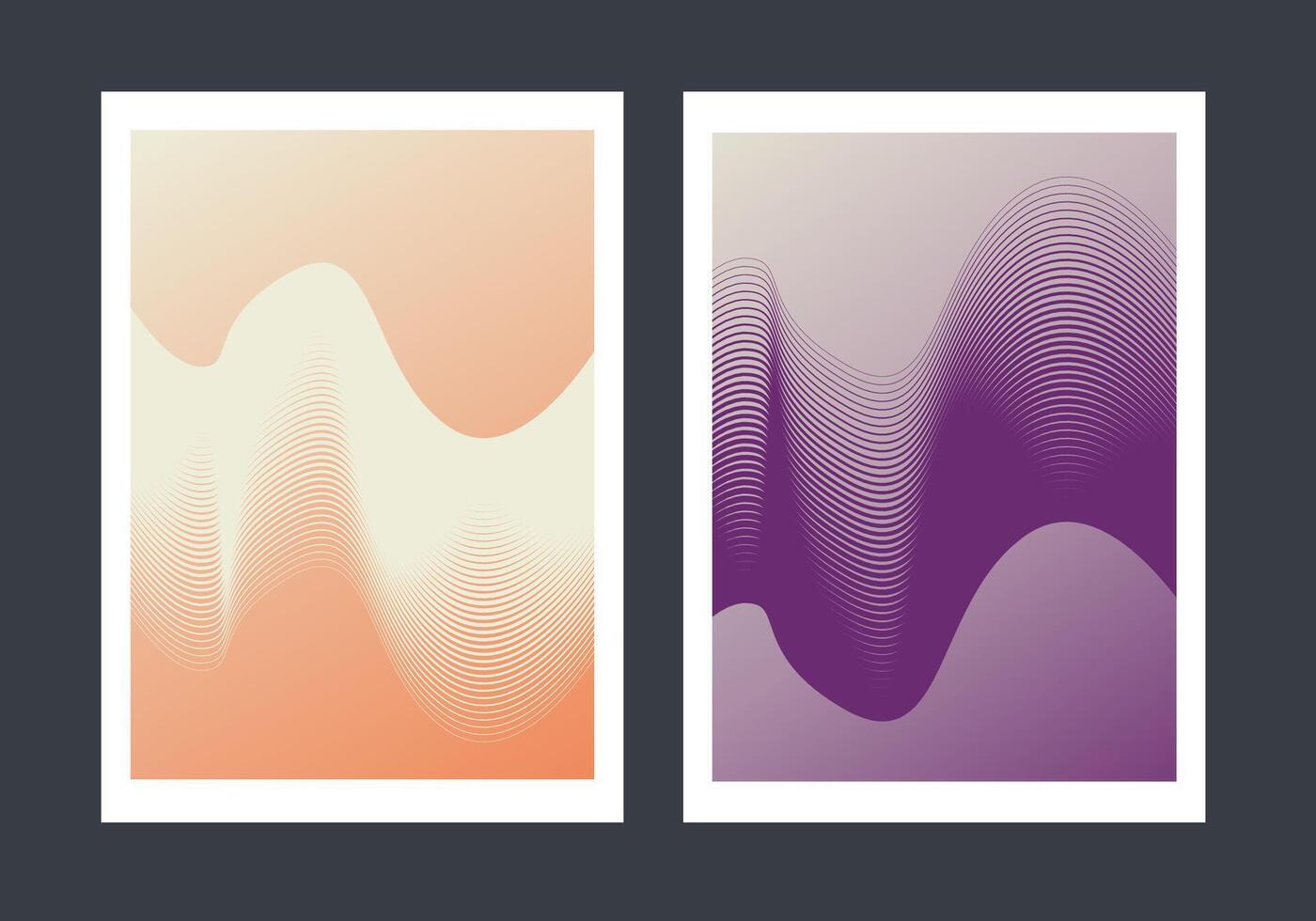 resumen línea curva cubrir antecedentes plantilla, línea modelo fondo, Listo a usar. vector