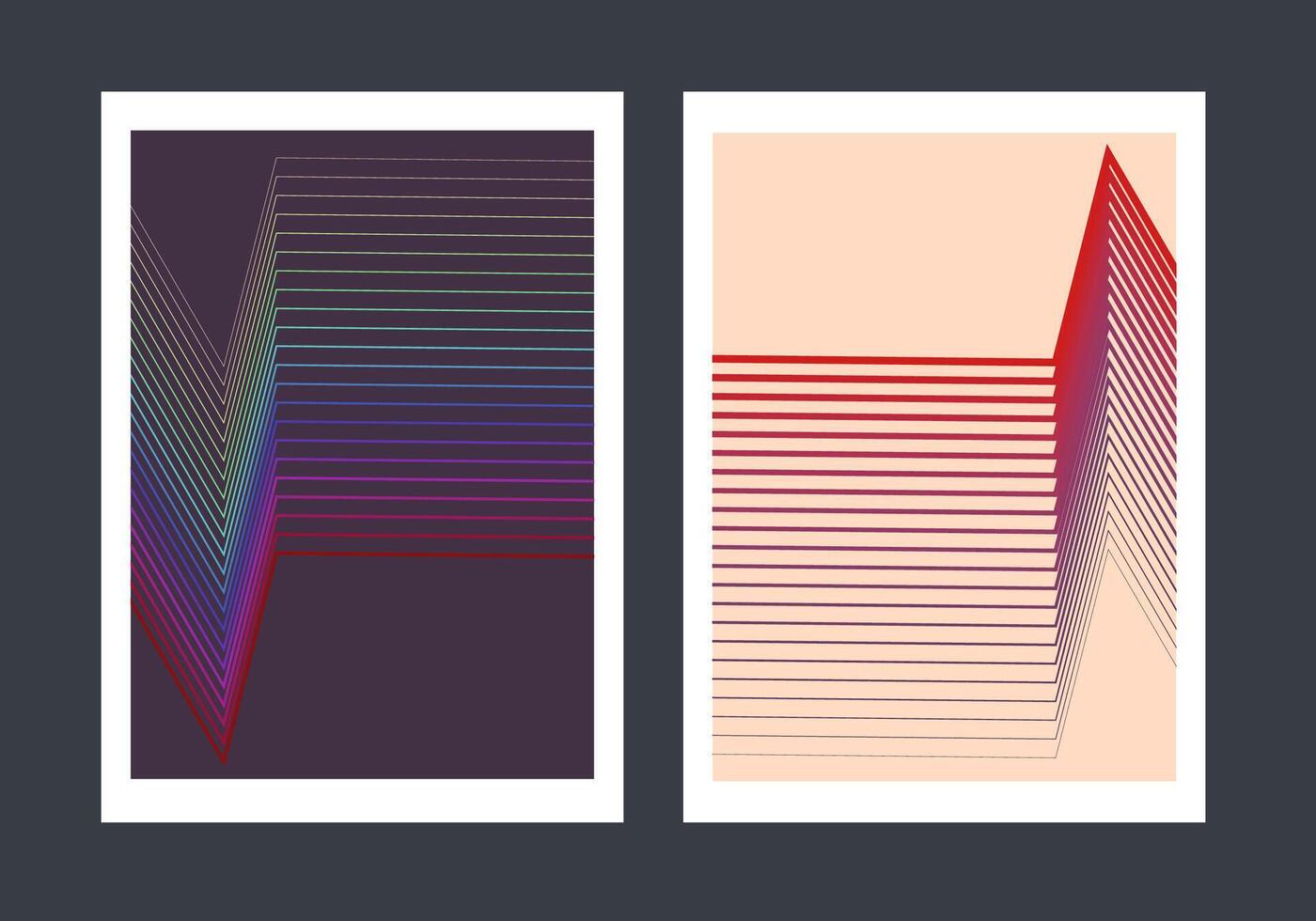 resumen línea curva cubrir antecedentes plantilla, línea modelo fondo, Listo a usar. vector