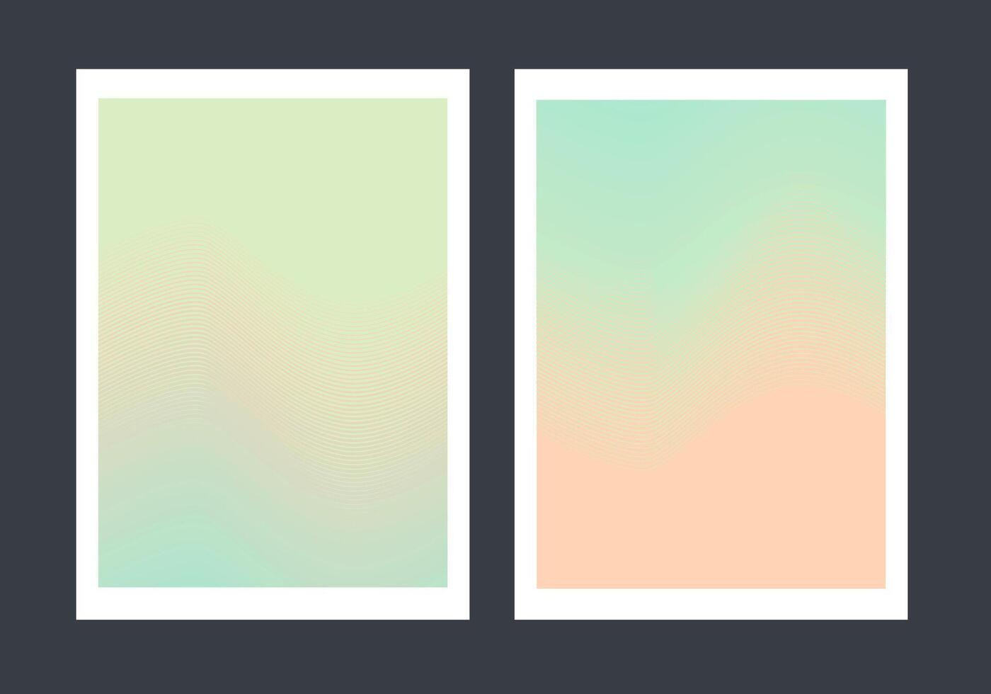 Abstract line curve cover background template, line pattern background, ready to use. vector