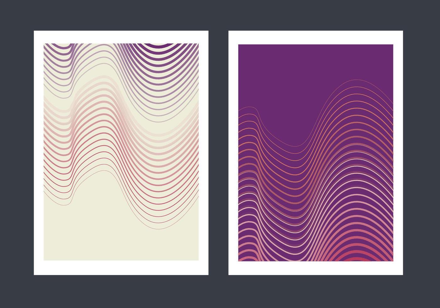 resumen línea curva cubrir antecedentes plantilla, línea modelo fondo, Listo a usar. vector