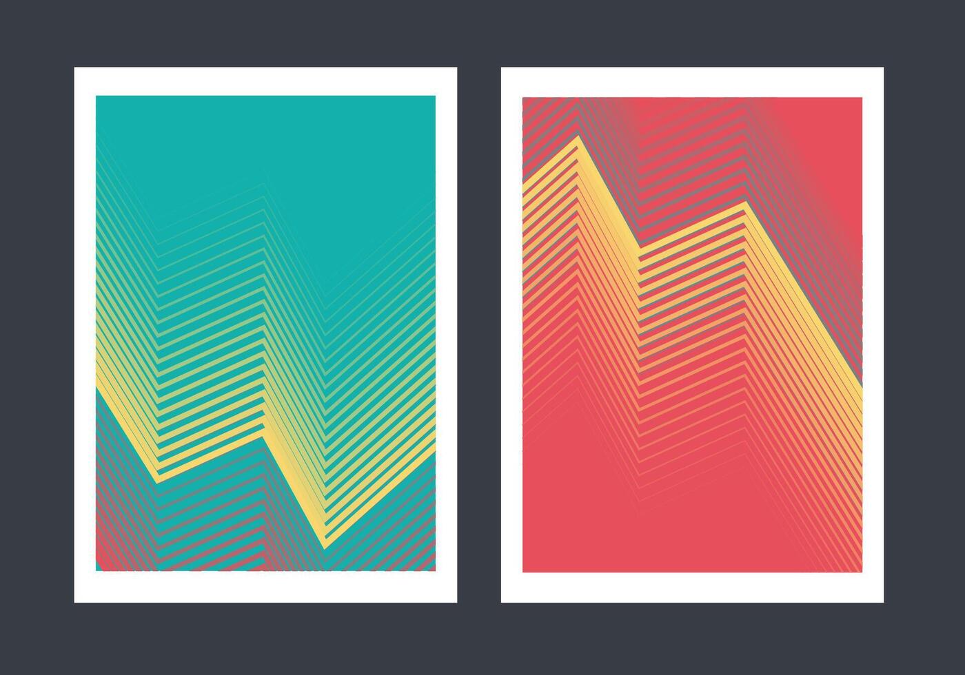 Abstract line curve cover background template, line pattern background, ready to use. vector
