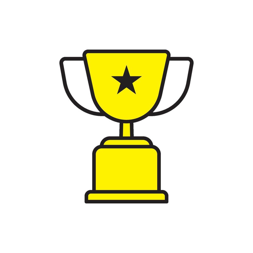 Trophy icon vector design templates simple and modern